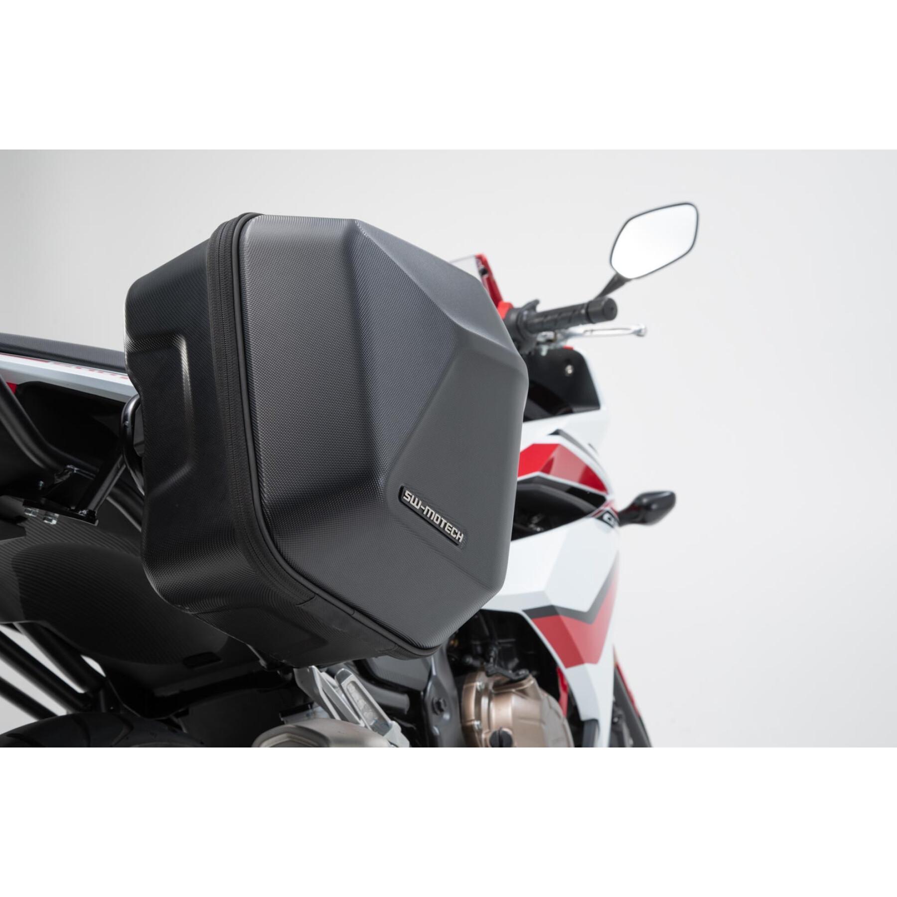 Sidoskyddssats för motorcykel SW-Motech URBAN ABS 2x 16,5 l.Honda CB500F (16-18)/ CBR500R (16-18).