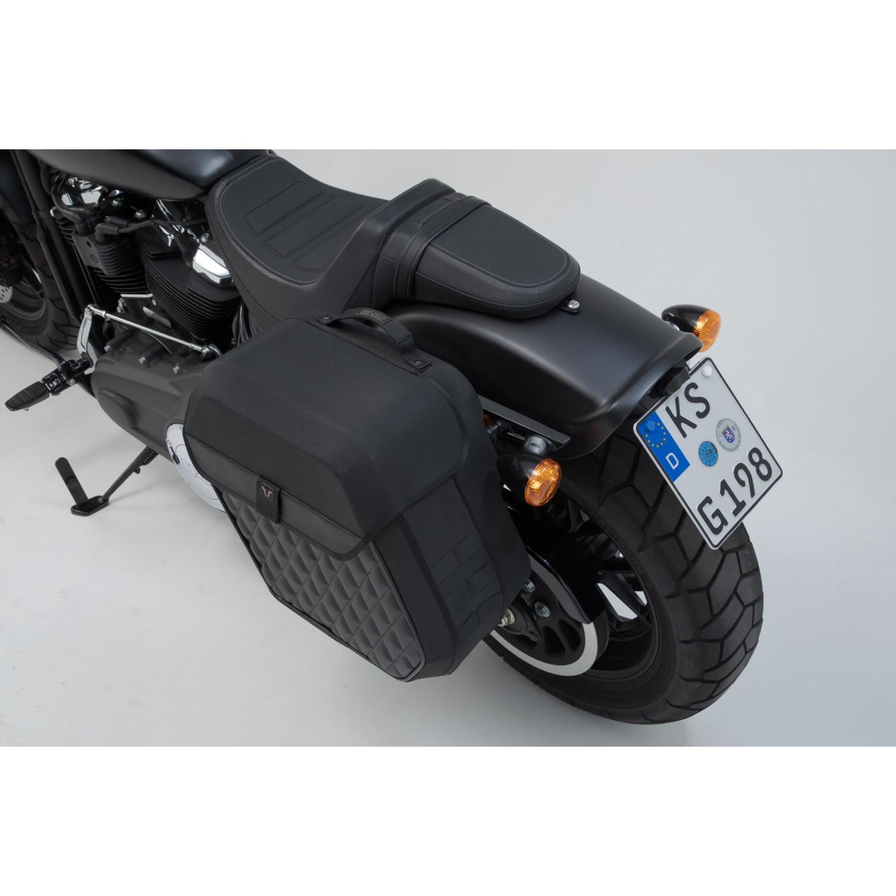 Sidoväskhållare för motorcykel lh legend gear SW-Motech Harley-Davidson Softail Fat Bob (17-).