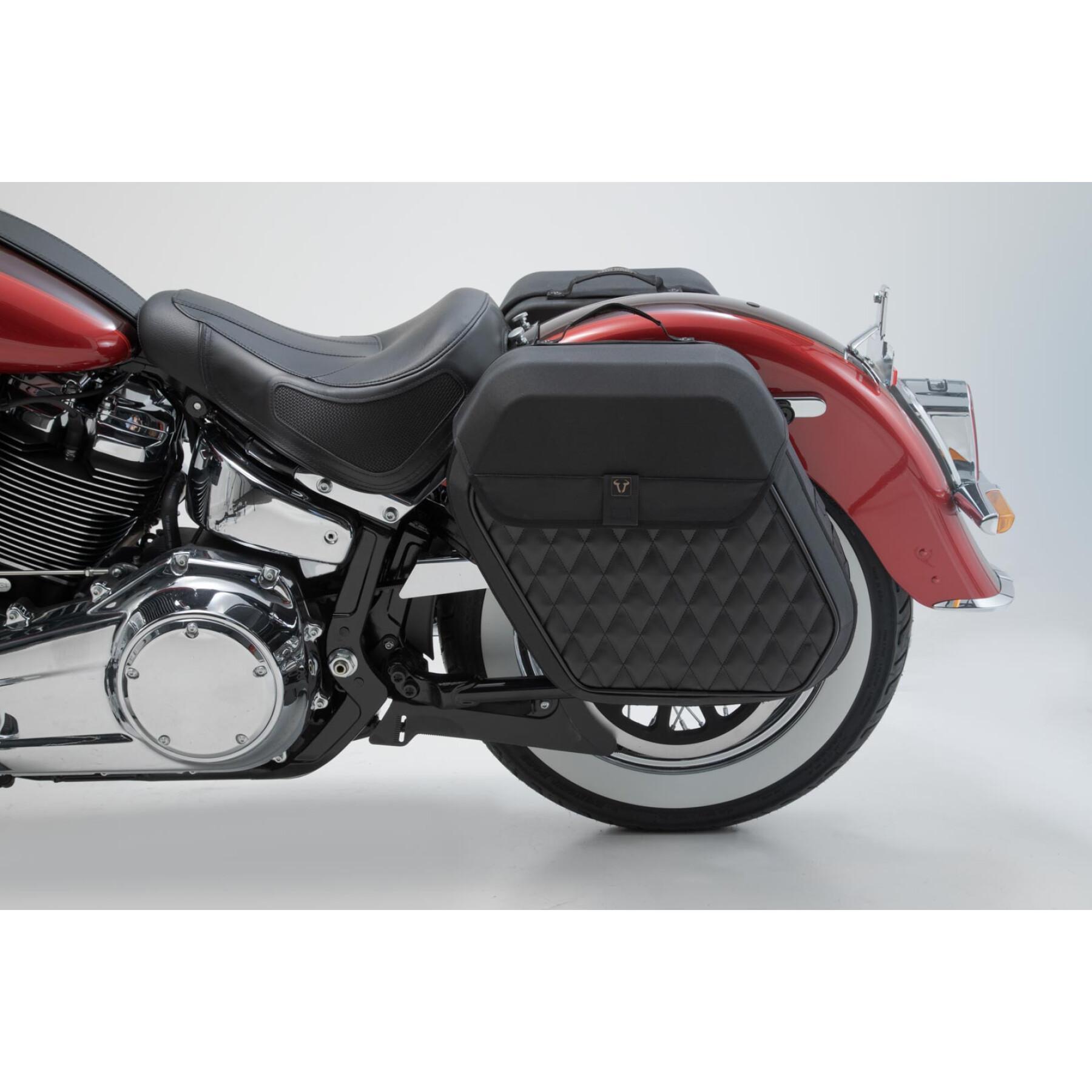Sidoväskhållare för motorcykel slh SW-Motech Harley-Davidson Softail Deluxe (17-).