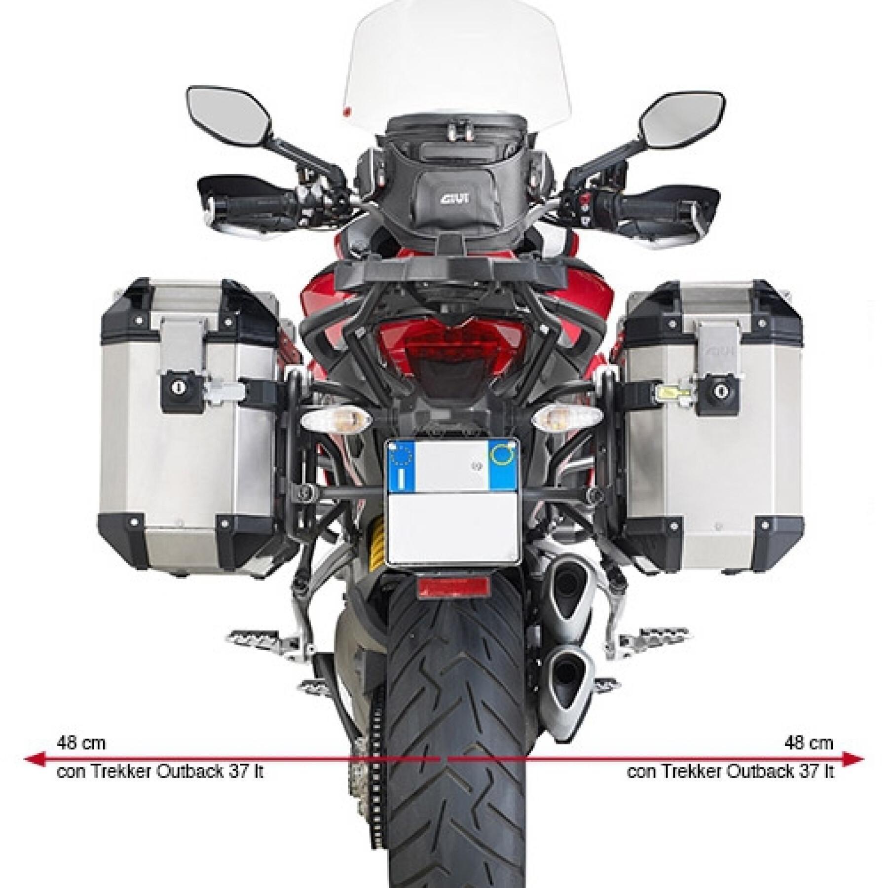 Sidostöd för motorcykel Givi Monokey Cam-Side Ducati Multistrada 1200 (15 À 18)